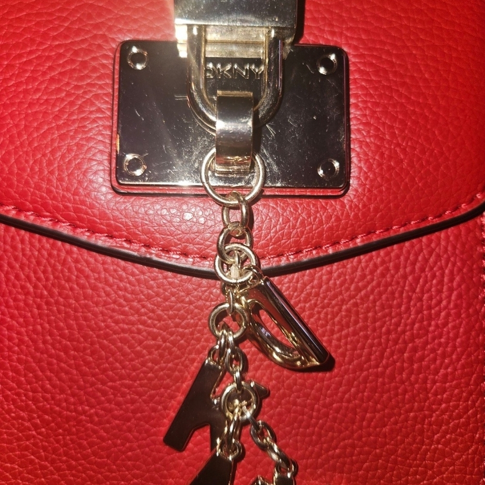 DKNY Red Crossbody Bag - Picture 4 of 5